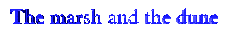 The Mars and The Dune
